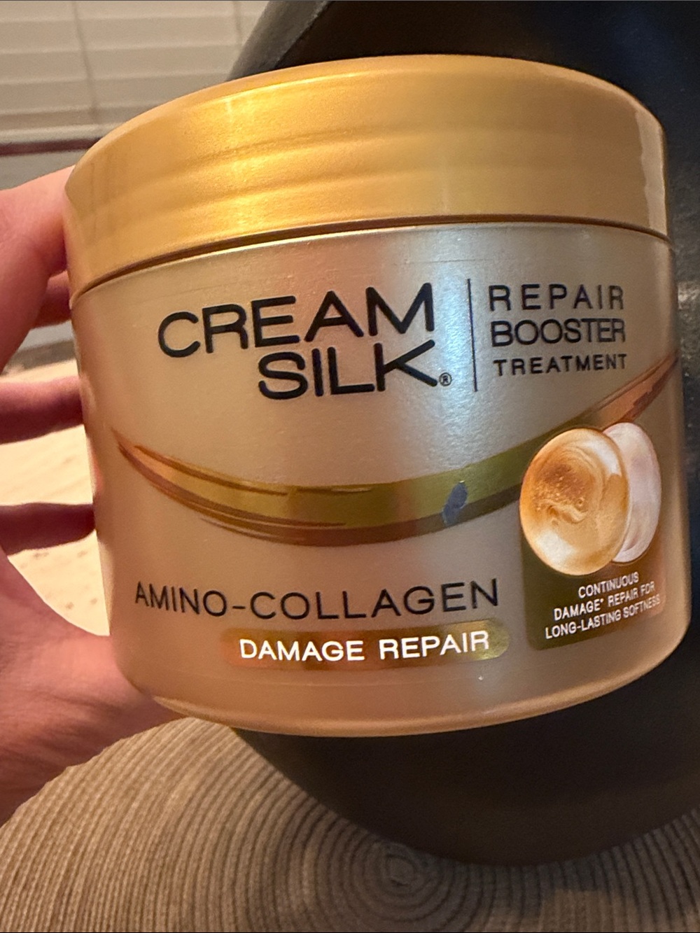 Cream Silk Amino-Collagen Damage Repair Treatment Gold 500 ml New
